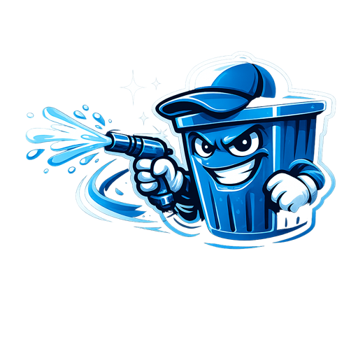 Bin Busters mascot logo